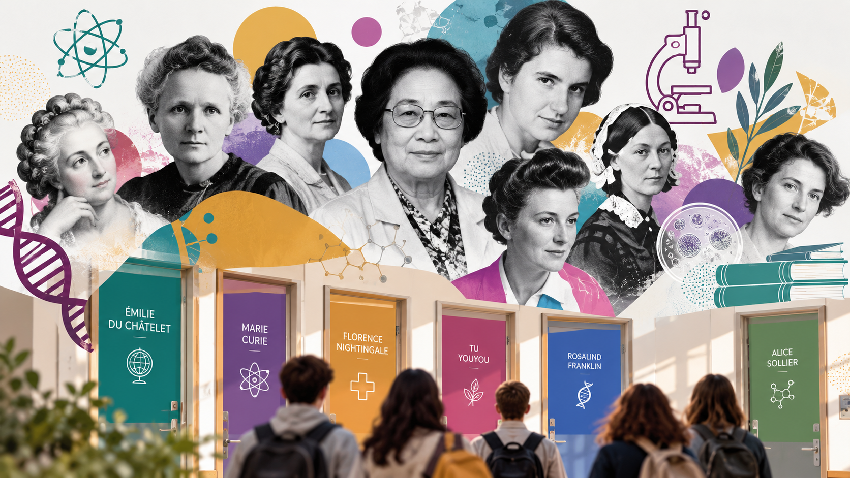 Exposition Femmes Physiciennes au CDI du lycée Saint Louis